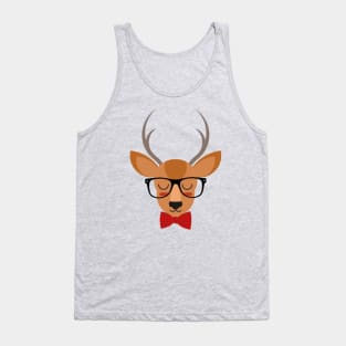 Hipster Deer Tank Top